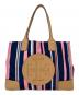 TORY BURCH（トリーバーチ）の古着「エラ マルチストライプ トートバッグ」｜マルチカラー