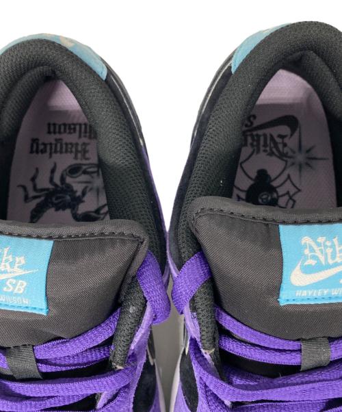 NIKE SB（ナイキエスビー）NIKE SB (ナイキエスビー) Hayley Wilson (ヘイリーウィルソン) DUNK LOW PRO  / ダンク ロー プロ ブラック アンド コートパープル サイズ:27cmの古着・服飾アイテム