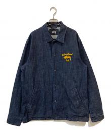 stussy（ステューシー）の古着「Davis Coach Jacket」｜インディゴ
