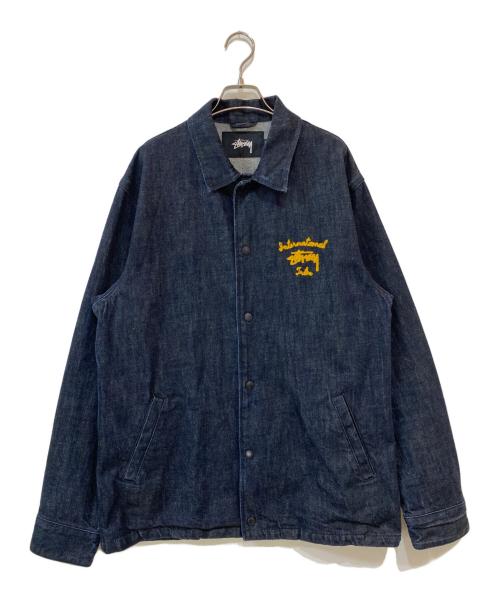 stussy（ステューシー）stussy (ステューシー) Davis Coach Jacket インディゴ サイズ: XLの古着・服飾アイテム