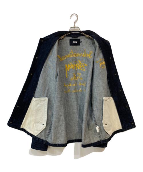 stussy（ステューシー）stussy (ステューシー) Davis Coach Jacket インディゴ サイズ: XLの古着・服飾アイテム