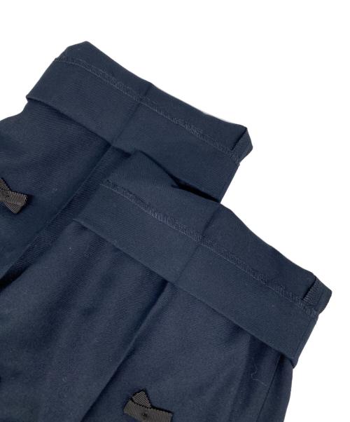 MUVEIL（ミュベール）MUVEIL (ミュベール) リボンスラックス ネイビー サイズ:36の古着・服飾アイテム
