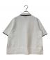 UNITED ARROWS (ユナイテッドアローズ) ミニマルフリル ポロ襟ニット ホワイト サイズ:なし：9000円