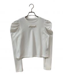 hue（ヒュー）の古着「パフロングスリーブパフ」｜ホワイト