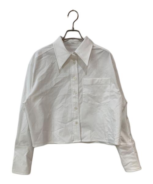 YONFA（ヨンファ）YONFA (ヨンファ) ボクシークロップドシャツ ホワイト サイズ:Freeの古着・服飾アイテム