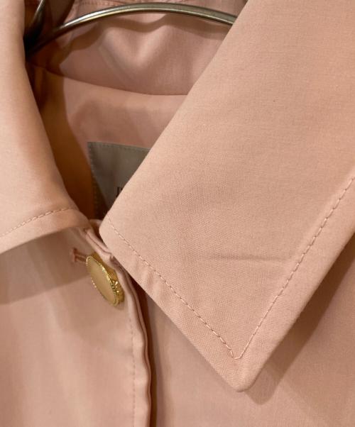 JUSGLITTY（ジャスグリッティー）JUSGLITTY (ジャスグリッティー) ボンディングAラインコート ピンク サイズ:1の古着・服飾アイテム