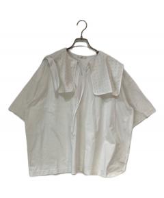 中古・古着通販】YORI (ヨリ) タックショルダーブラウス ホワイト