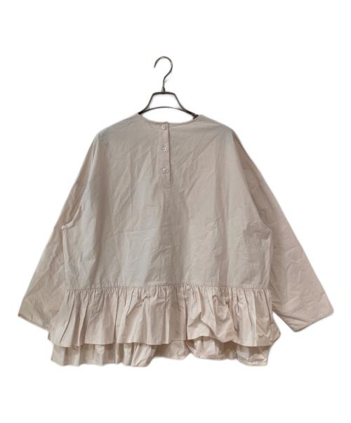 YORI（ヨリ）YORI (ヨリ) バックフリルブラウス ピンク サイズ:Freeの古着・服飾アイテム