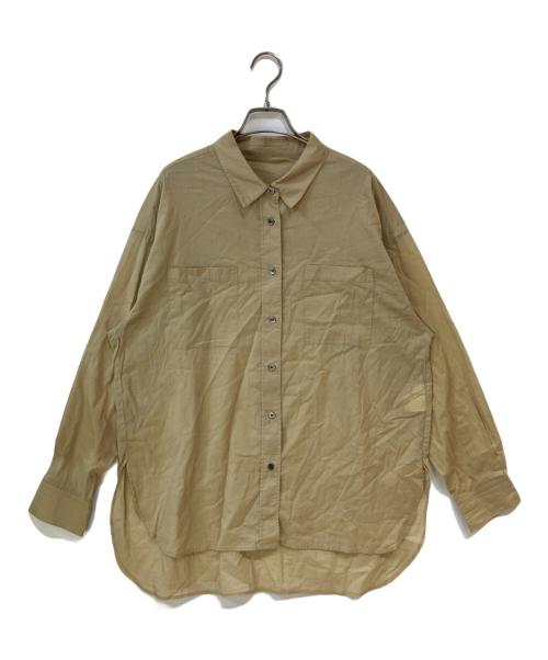 RIVE DROITE（リヴドロワ）RIVE DROITE (リヴドロワ) コットンローンシアーシャツ ベージュ サイズ:Freeの古着・服飾アイテム