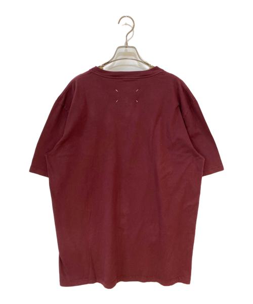 Maison Margiela（メゾンマルジェラ）Maison Margiela (メゾンマルジェラ) 22AW クラシック プレーンTシャツ ボルドー サイズ:XXLの古着・服飾アイテム