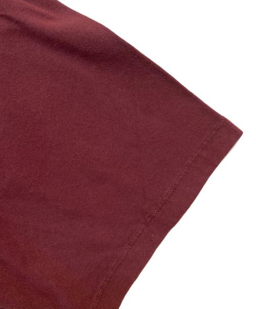 Maison Margiela（メゾンマルジェラ）Maison Margiela (メゾンマルジェラ) 22AW クラシック プレーンTシャツ ボルドー サイズ:XXLの古着・服飾アイテム