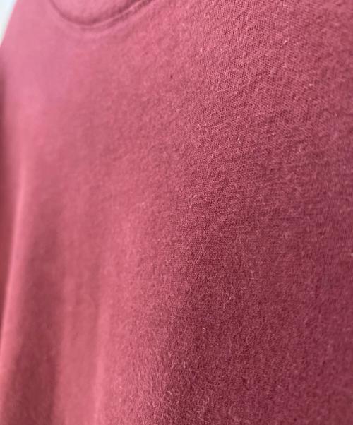 Maison Margiela（メゾンマルジェラ）Maison Margiela (メゾンマルジェラ) 22AW クラシック プレーンTシャツ ボルドー サイズ:XXLの古着・服飾アイテム