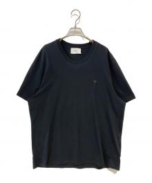 AMI Alexandre Mattiussi（アミアレクサンドルマテュッシ）の古着「AMI DE COEUR JERSEY TSHIRT」｜ブラック