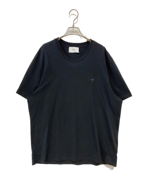 AMI Alexandre Mattiussi（アミアレクサンドルマテュッシ）AMI Alexandre Mattiussi (アミアレクサンドルマテュッシ) AMI DE COEUR JERSEY TSHIRT ブラック サイズ:XXXLの古着・服飾アイテム