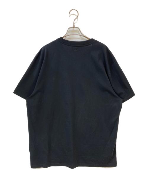 AMI Alexandre Mattiussi（アミアレクサンドルマテュッシ）AMI Alexandre Mattiussi (アミアレクサンドルマテュッシ) AMI DE COEUR JERSEY TSHIRT ブラック サイズ:XXXLの古着・服飾アイテム