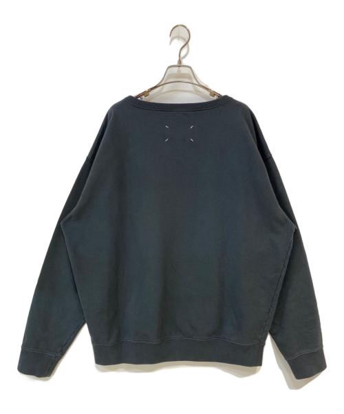 Maison Margiela（メゾンマルジェラ）Maison Margiela (メゾンマルジェラ) 23SS ナンバリングロゴ 刺繍スウェット グレー サイズ:Ｓの古着・服飾アイテム