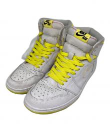NIKE（ナイキ）の古着「AIR JORDAN 1 RETRO HIGH OG "FIRST CLASS FLIGHT" ハイカットスニーカー」｜WHITE/DYNAMIC YELLOW