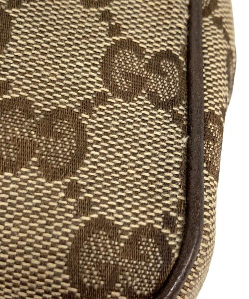 GUCCI（グッチ）GUCCI (グッチ) GGキャンバスアクセサリーポーチ ベージュの古着・服飾アイテム