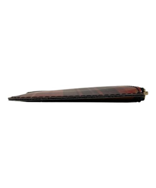 COMME des GARCONS（コムデギャルソン）COMME des GARCONS (コムデギャルソン) LENTICULAR TARTAN レンチキュラー加工 タータンチェック ポーチ型財布 イエロー×レッドの古着・服飾アイテム