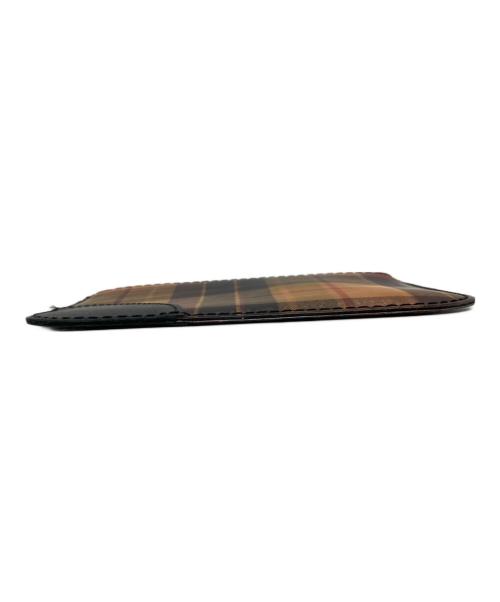 COMME des GARCONS（コムデギャルソン）COMME des GARCONS (コムデギャルソン) LENTICULAR TARTAN レンチキュラー加工 タータンチェック ポーチ型財布 イエロー×レッドの古着・服飾アイテム