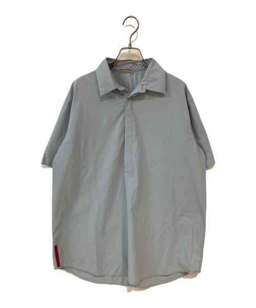 PRADA SPORTS（プラダスポーツ）PRADA SPORTS (プラダスポーツ) ナイロンポロシャツ ブルー サイズ:Mの古着・服飾アイテム