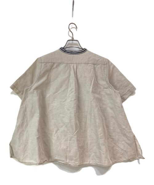 NIGEL CABOURN（ナイジェルケーボン）NIGEL CABOURN (ナイジェルケーボン) リネンシャツ ベージュ サイズ:8の古着・服飾アイテム