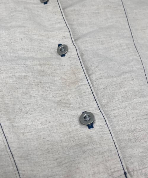 NIGEL CABOURN（ナイジェルケーボン）NIGEL CABOURN (ナイジェルケーボン) リネンシャツ ベージュ サイズ:8の古着・服飾アイテム