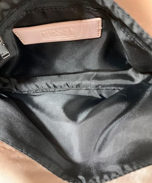 DIESEL（ディーゼル）DIESEL (ディーゼル) ロゴ 2WAY ナイロンショルダ-バッグ ピンクの古着・服飾アイテム