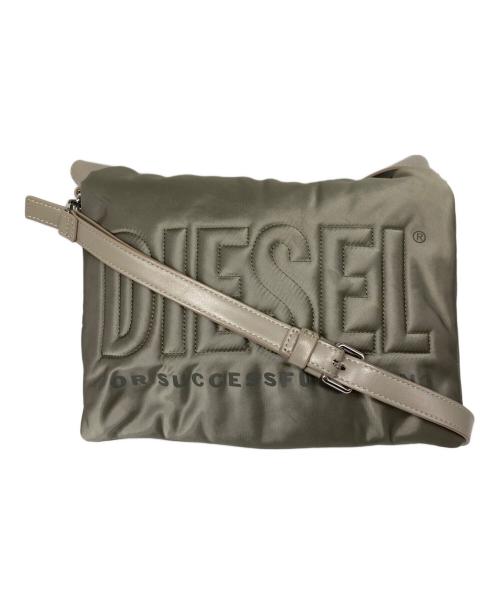 DIESEL（ディーゼル）DIESEL (ディーゼル) ロゴ 2WAY ナイロンショルダーバッグ グリーンの古着・服飾アイテム