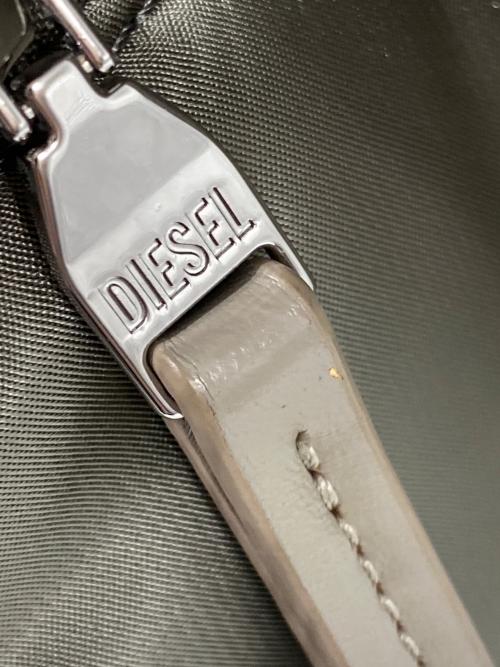 DIESEL（ディーゼル）DIESEL (ディーゼル) ロゴ 2WAY ナイロンショルダーバッグ グリーンの古着・服飾アイテム
