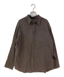 JOURNAL STANDARD（ジャーナルスタンダード）の古着「キュプラヴィンテージローンシャツ」｜ブラウン