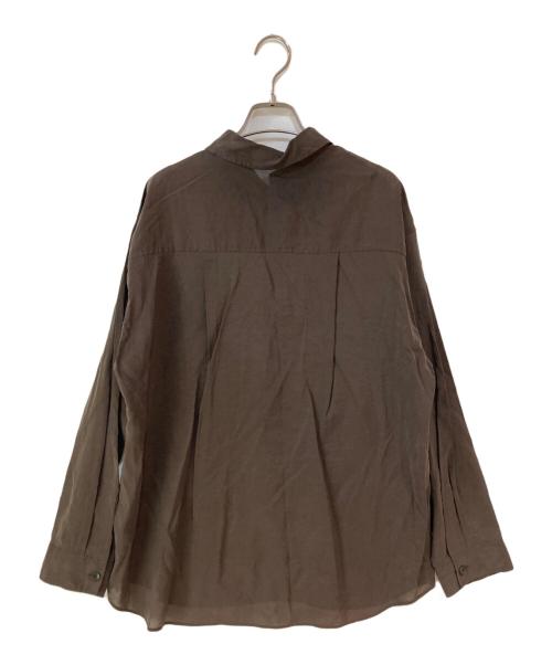 JOURNAL STANDARD（ジャーナルスタンダード）JOURNAL STANDARD (ジャーナルスタンダード) キュプラヴィンテージローンシャツ ブラウン サイズ:Freeの古着・服飾アイテム