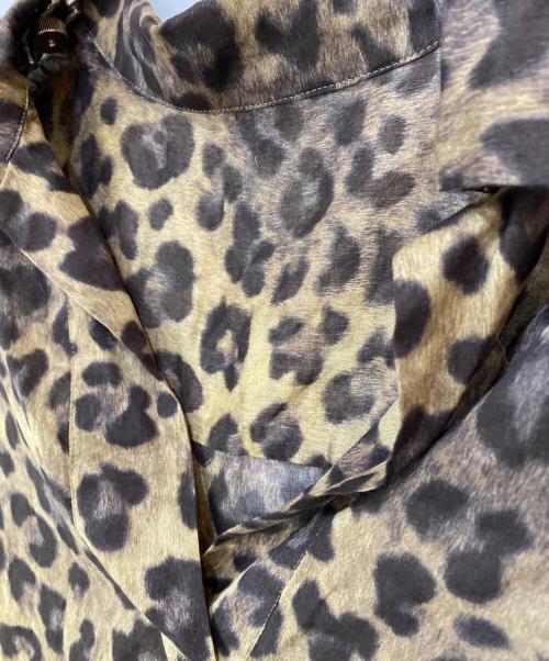 journal standard luxe（ジャーナルスタンダード ラックス）journal standard luxe (ジャーナルスタンダード ラックス) レオパローンオープンシャツ ブラウン サイズ:Freeの古着・服飾アイテム