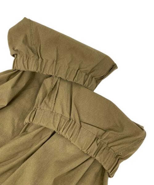 PLST（プラステ）PLST (プラステ) ハイストレッチリネンイージーパラシュートパンツ オリーブ サイズ:Lの古着・服飾アイテム