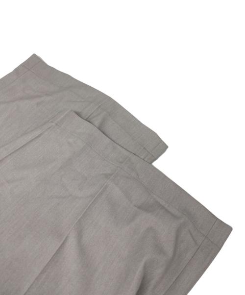 PLST（プラステ）PLST (プラステ) シャンブレーラップパンツ グレー サイズ:XLの古着・服飾アイテム