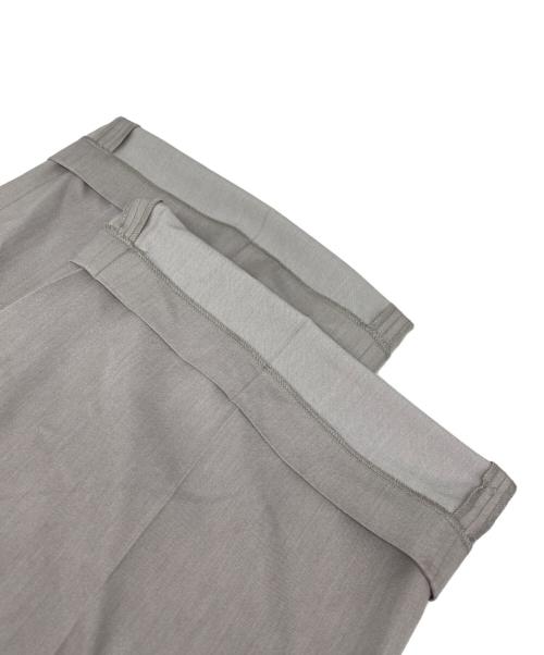 PLST（プラステ）PLST (プラステ) シャンブレーラップパンツ グレー サイズ:XLの古着・服飾アイテム