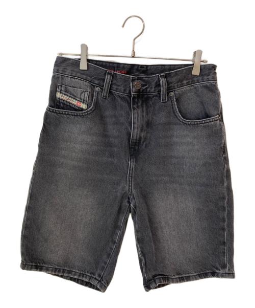 DIESEL（ディーゼル）DIESEL (ディーゼル) D-STRUKT-SHORT デニムパンツ ブラック サイズ:28の古着・服飾アイテム