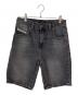 DIESEL（ディーゼル）の古着「D-STRUKT-SHORT デニムパンツ」｜ブラック
