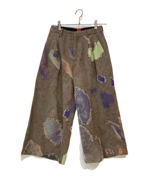 HaaT（ハート）HaaT (ハート) 総柄パンツ ブラウン サイズ:1の古着・服飾アイテム