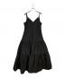 sahara（サハラ）の古着「Eyelet Tiered Dress/アイレットティアードワンピース」｜ブラック