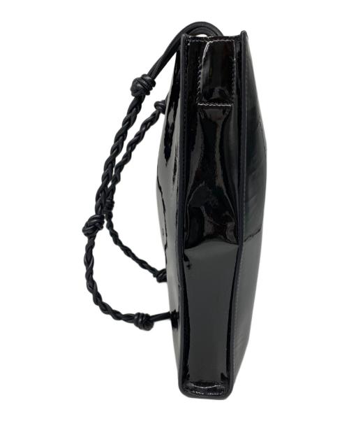 JIL SANDER（ジルサンダー）JIL SANDER (ジルサンダー) TANGLE MEDIUM SHOULDER BAG ブラックの古着・服飾アイテム