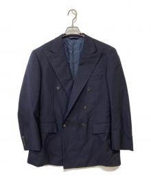 POLO RALPH LAUREN（ポロ・ラルフローレン）の古着「ダブルテーラードジャケット」｜ブラック