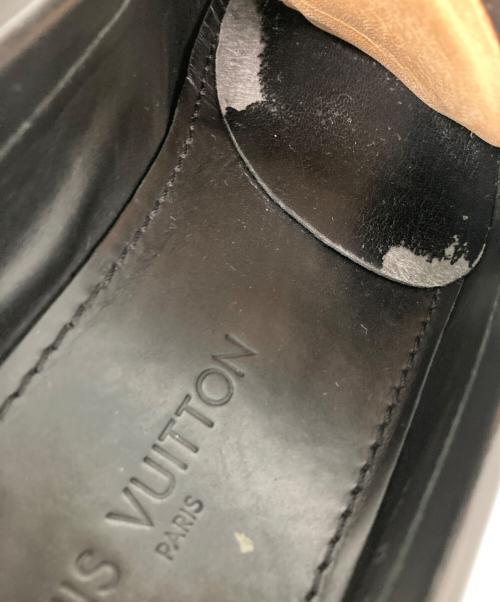 LOUIS VUITTON（ルイ ヴィトン）LOUIS VUITTON (ルイ ヴィトン) ダミエ コインローファー ブラック サイズ:7.5の古着・服飾アイテム