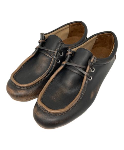 ZARA（ザラ）ZARA (ザラ) レザーデッキローファー ブラウン サイズ:24cm 未使用品の古着・服飾アイテム