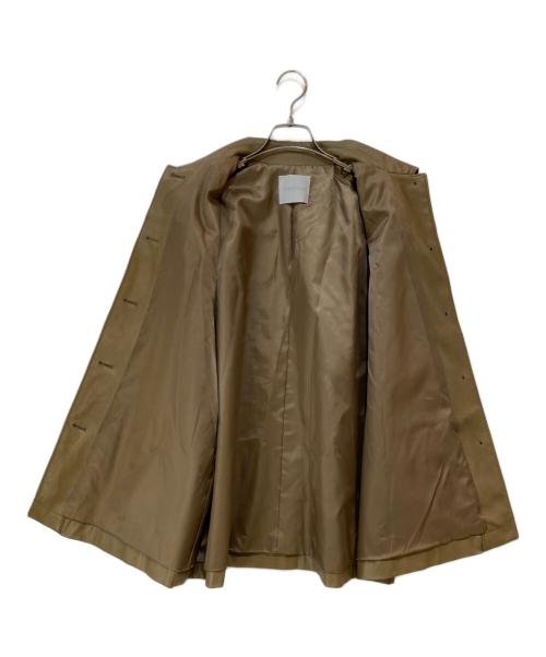 UNFILO（アンフィーロ）UNFILO (アンフィーロ) 【洗える】フェイクレザー ジャケット ブラウン サイズ:Mの古着・服飾アイテム