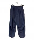 MAISON SPECIALメゾンスペシャル）の古着「Sunlight Block Prime-Wide Climbing Pants」｜ネイビー