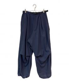 MAISON SPECIAL（メゾンスペシャル）の古着「Sunlight Block Prime-Wide Climbing Pants」｜ネイビー