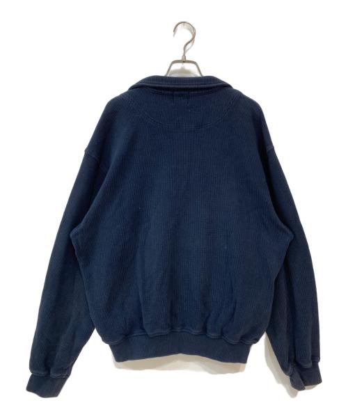 sinacova（シナコバ）sinacova (シナコバ) ワッペン刺繍ショールカラーカーディガン ネイビー サイズ:Lの古着・服飾アイテム