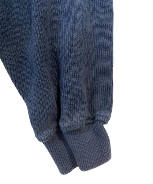 sinacova（シナコバ）sinacova (シナコバ) ワッペン刺繍ショールカラーカーディガン ネイビー サイズ:Lの古着・服飾アイテム