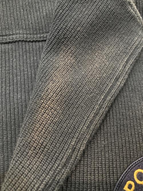 sinacova（シナコバ）sinacova (シナコバ) ワッペン刺繍ショールカラーカーディガン ネイビー サイズ:Lの古着・服飾アイテム